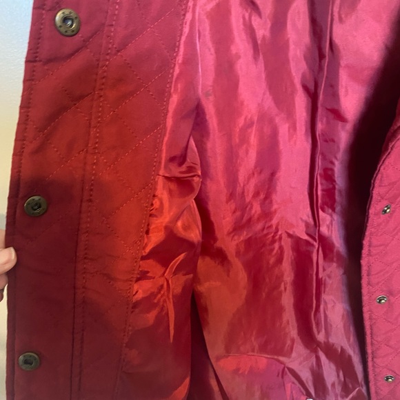 Red quilted vest by Christopher and Banks - Picture 4 of 5